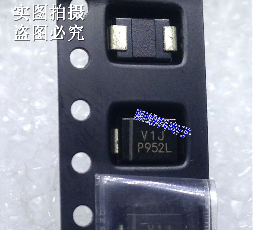 50pcs/lot 10BQ100TRPBF(V1J) , Schottky diode 10BQ100 DO 214AA SMB