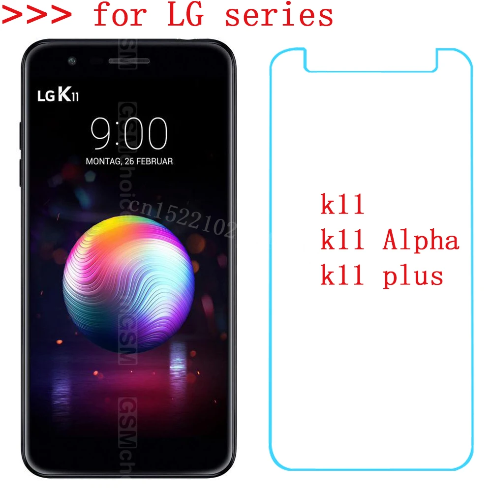 Smartphone Vetro Temperato 9 H A Prova Di Esplosione Pellicola Protettiva Protezione Dello Schermo Del Telefono Per Lg K11/11 Alpha/ K11 Più