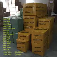 500 個ペット脂肪 10 ミリリットル 15 ミリリットル 30 ミリリットル 50 ミリリットル 60 ミリリットル 100 ミリリットル 120 ミリリットル詰め替えボトル用 Empaty E 液体スポイトボトル E ジュース
