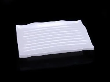 

New Fashion Dish Melamine Tableware Flate Head Egg Shape Dish Chain Restaurant With Melamine Dish A5 Melamine Tableware