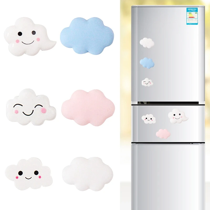 

Hot Sale Clouds Cartoon Resin Fridge Magnets Souvenir Delicate Magnetic Refrigerator Decoration