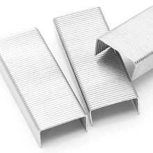 1 упак. 1000 шт. нержавеющие скобы Стандартный Размер 12 mmx6mm 24/6 для степлер серебро Цвет гастроном 0011