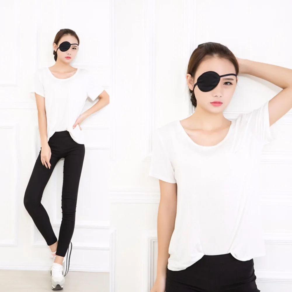 Pure Silk Eye Patch For Adults Amblyopia Obscure Astigmatism Training Strabismus Correction Black (8)