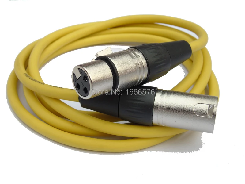 

KL High Quality 25 feet 3PIN XLR MALE TO FEMALE MIC MICROPHONE CABLES CORDS-MCY01