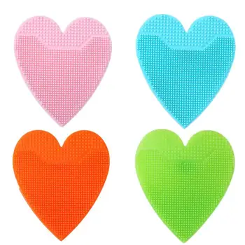 

Baby Care Kids Manual Silicone Bath Brushes Lovely Children Shower Cleansing Brush Cleans Face Sensitive Skin Brush