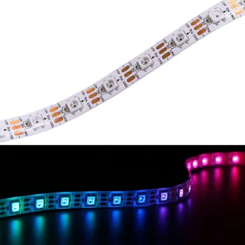 

WS2812B LED Strip Light 30/60/144 Pixels/m Individually Addressable RGB Dream Color SMD5050 DC5V Flex LED Tape Ribbon Light