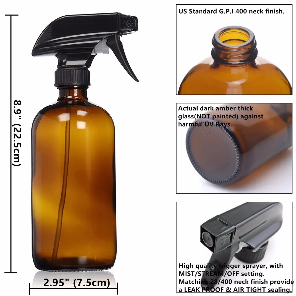 Пустая бутылочка с распылителем 500 мл|glass bottles with spray|bottle sprayempty 500ml |