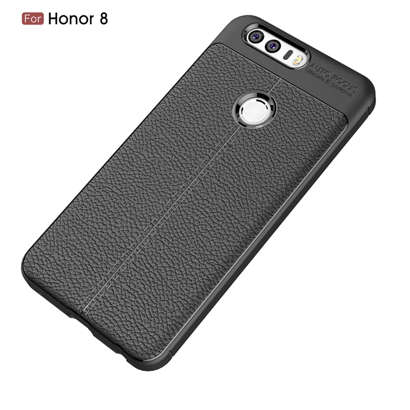 Litchi cortex silicone case for huawei Honor 8 (13)