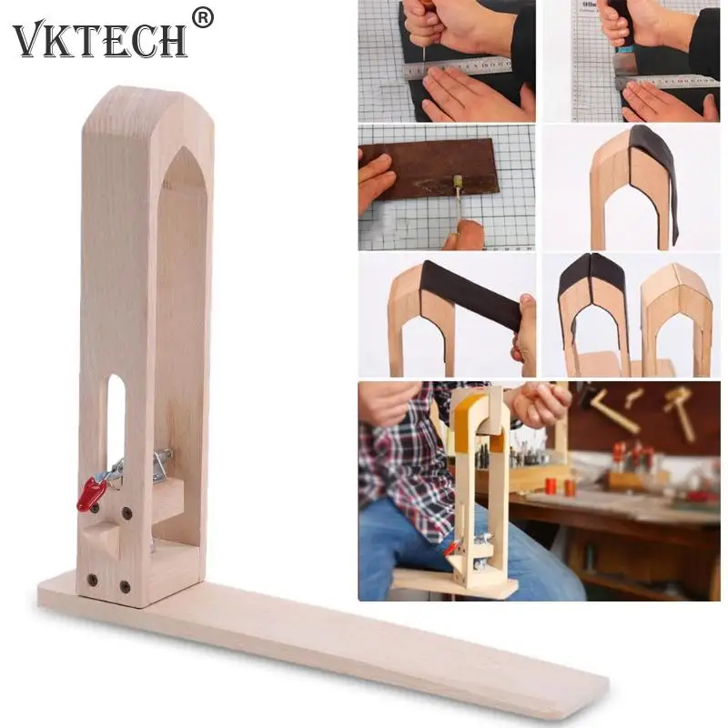 Сделай Сам Настольный кожаный ремесленный деревянный зажим для шнуровки для сшивания зажим для кожаных швейных инструментов набор ручных инструментов