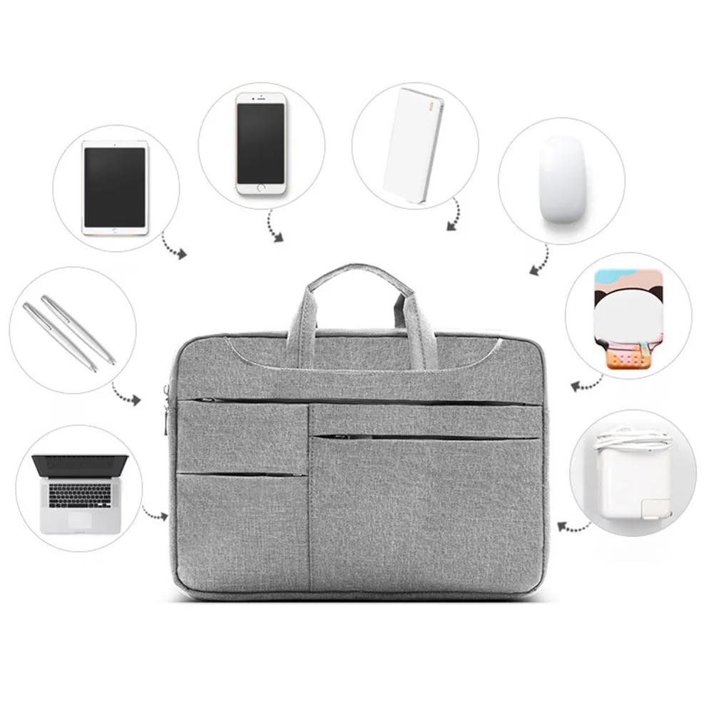 

New /13/14/15/15.6Inch Portable Computer Bag Oxford Waterproof Laptop Handbag For Macbook Air Pro Lenovo ASUS Sony