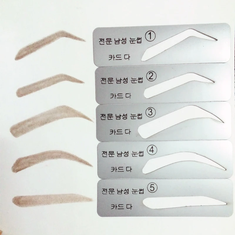 20 eyebrow stencils 5 types eyebrow stencils for man eyebrow template