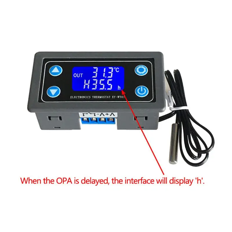 XY-WT01 регулятор температуры цифровой светодиодный дисплей Отопление/охлаждающий регулирующий термостат переключатель