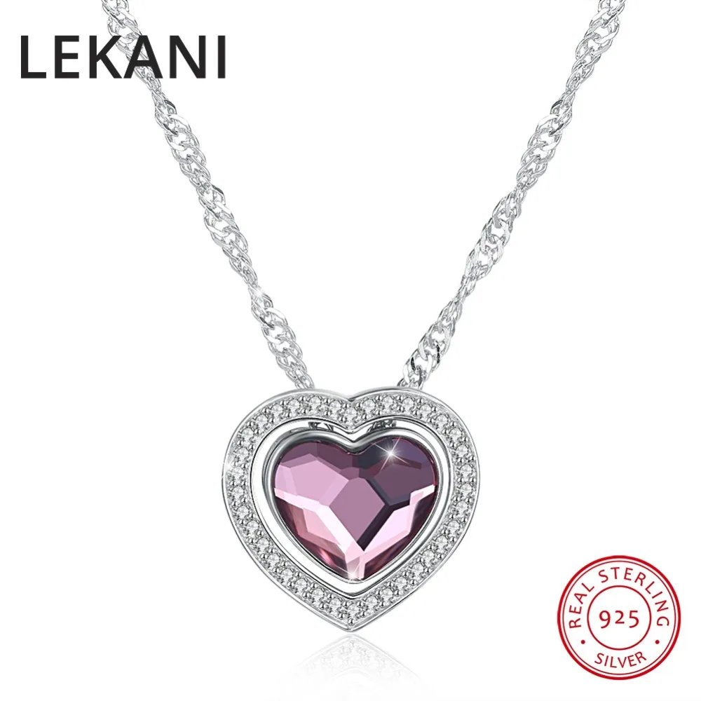 Цепочка с подвеской в виде сердца SWAROVSKI серебро 925 пробы | Украшения и аксессуары