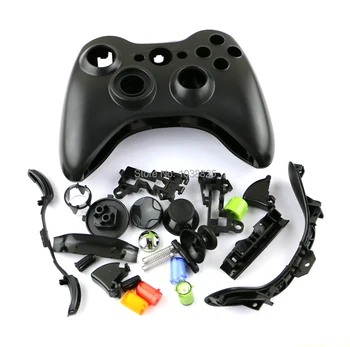 

Full Set Shell Housing Cover Case with Buttons Kit for Xbox 360 Wire Controller Replacement