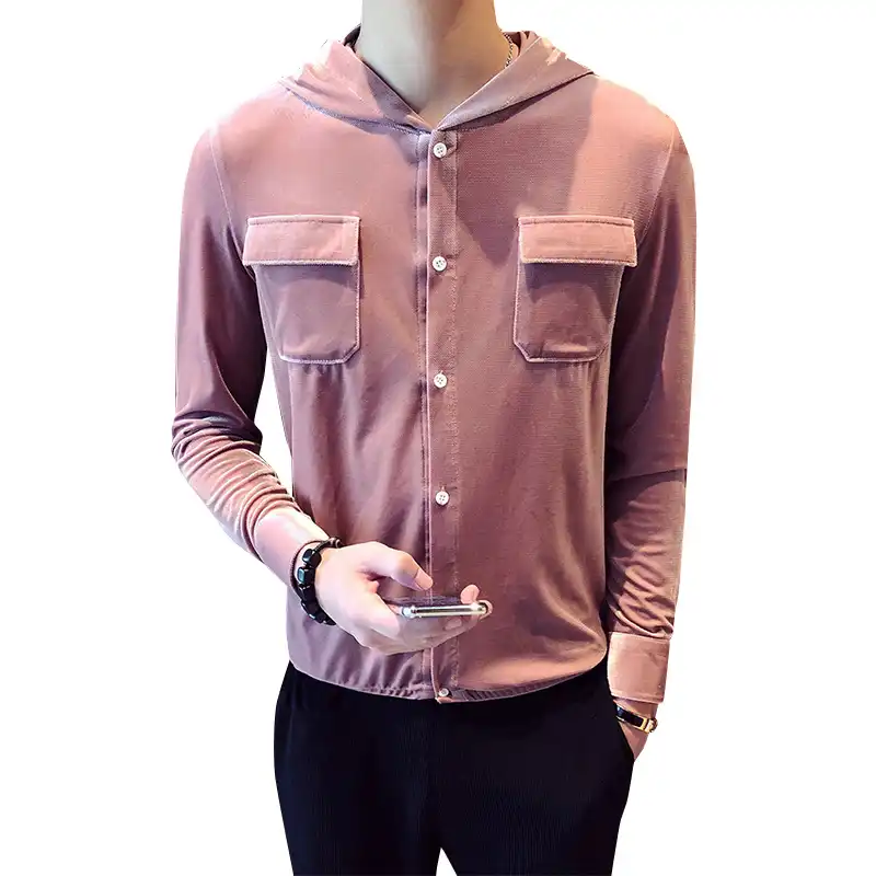 black velvet shirt outfit