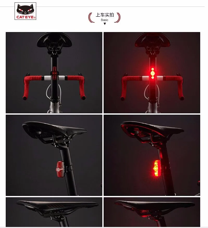 Flash Deal CATEYE VOLT100+RAPIDmini bicycle headlights + taillights set mountain bike accessories 3