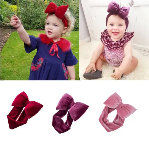 

Helen115 Lovely Baby Girls Toddler Newborn Big Headband Hair Bow Accessories