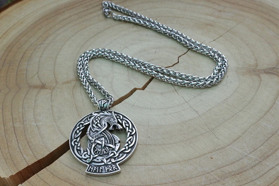 1 шт. Мужская подвеска Fenrir Wolf Tyr Odin Viking Valhalla|norse pendant|viking pendantpendant men |