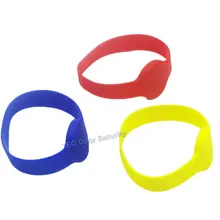 Браслет для часов с картой 125 кГц, брелок EM4100 ID, силиконовый Бесконтактный умный браслет с круглой головкой, Бесконтактный прочный силиконовый браслет 70 мм