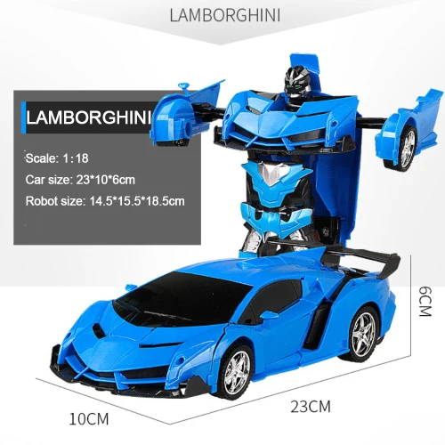 RC Car Transformation Robots Sports Vehicle Model  Robots Toys Cool Deformation Car Kids Toys  Gifts For Boys 9