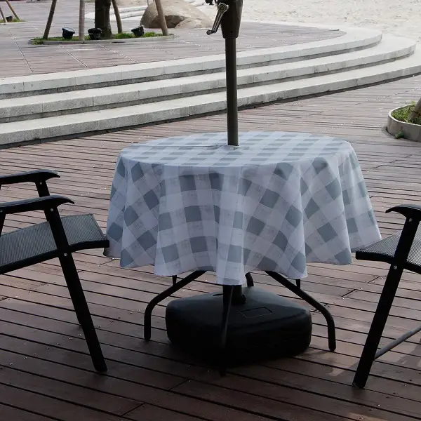 150cm Round Table Cloth Patio Outdoor Umbrella Tablecloth With