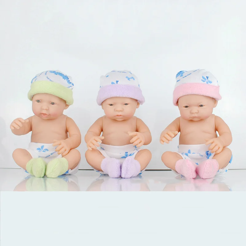 Baby Sleeping Dolls Silicone Reborn Infant Little Girl Boy Shower Dolls