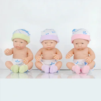 

Baby Sleeping Dolls Silicone Reborn Infant Little Girl Boy Shower Dolls Early Education Doll Princess Simulation Toys TL0074