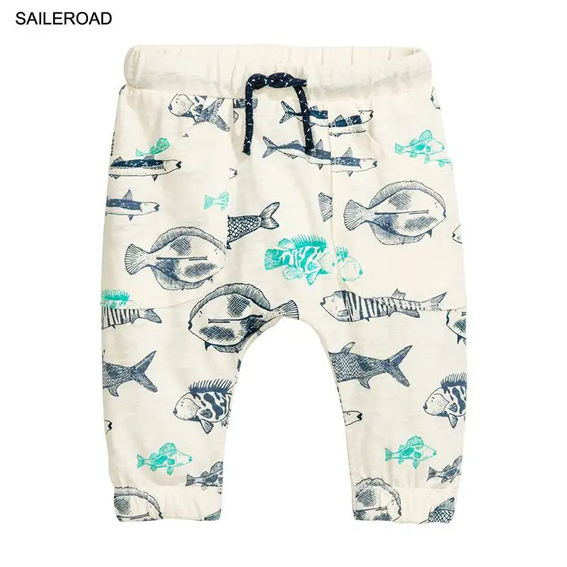 

SAILEROAD 18M-6Years 100% Cotton Autumn Children Kids Girls Pants New Cartoon Baby Girl's Full Length Pants Toddler Harem Pants