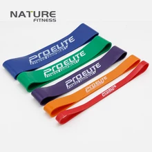 Натуральные латексные Эспандеры, набор из 5 цветов для силовых тренировок, фитнеса, подтягивания, укрепления мышц, Euipment