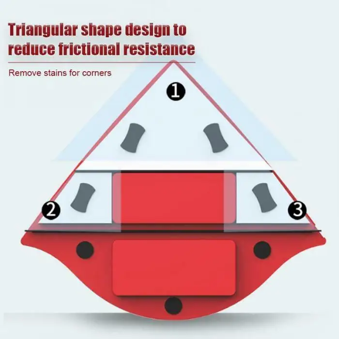 Горячий двухсторонний стеклоочиститель поверхность магнитные чистящие кисти инструменты полезный очиститель FP8