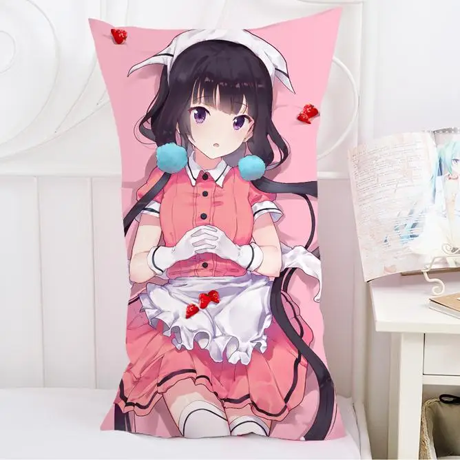 Anime Cartoon Blend S Hugging ectangle Pillow Case Pillow Cover