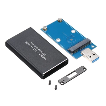 

Portable USB3.0 to MSATA SSD Enclosure External Hard Disk Box USB Disk Driver Compatible for Windows 2000/xp/Vista/7/8/mac