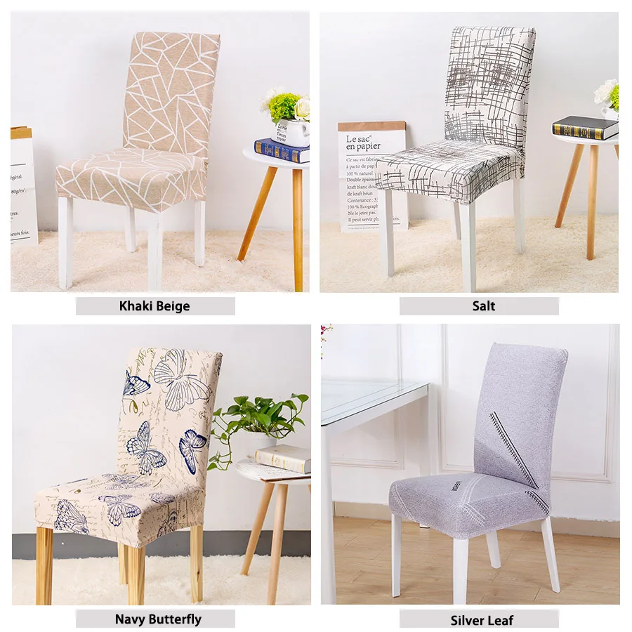 Chair Cover Spandex for Dining Room Stretch Seat Slipcover for Party Banquet Wedding Restaurant Home 1PC Washable News