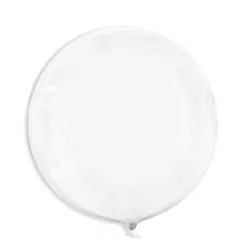 1 шт. 24 дюйма Круглый из пвх воздушные шарики для украшения на день рождения Рождество свадебное торжество-прозрачный