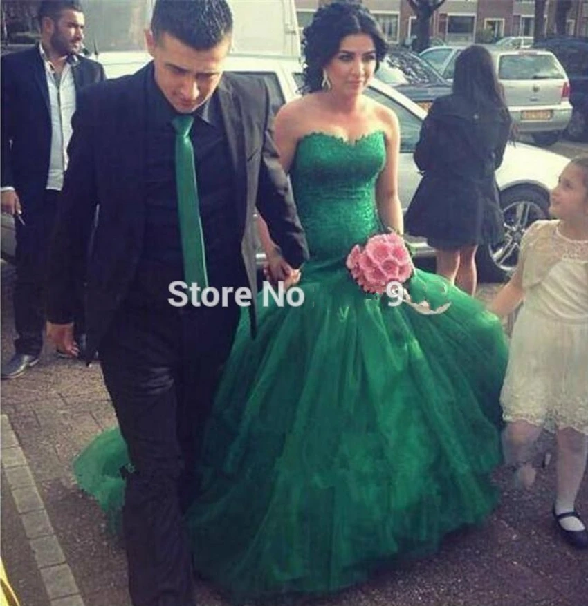 Couture Green Wedding Dresses Sweetheart Beautiful Lace Liques Couture Green Wedding Dresses Sweetheart Beautiful Lace Liques Top Full Length Elegant Mermaid Long Bridal Gowns In From Weddings