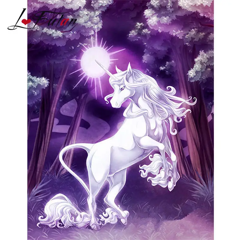 

Le Fulan 5D DIY Diamond Painting Embroidery Set Cartoon Cute Anime Unicorn Daimond Mosaic Stitch Sale Rhinestone Pictures Hobby