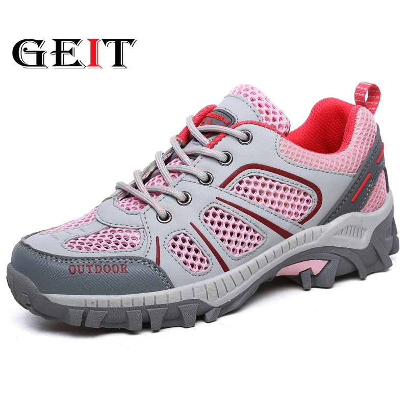 

New Men/Women Hiking Shoes Male Outdoor Shoes Hiking Antiskid Breathable Trekking Shoes Hunting Tourism Mountain Sneakers Boots