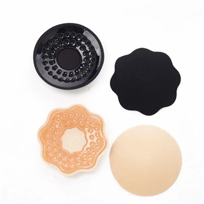 

1Pair New Arrival Satin Nipple Covers Women Breast Petals Disposable Nippleless Cover