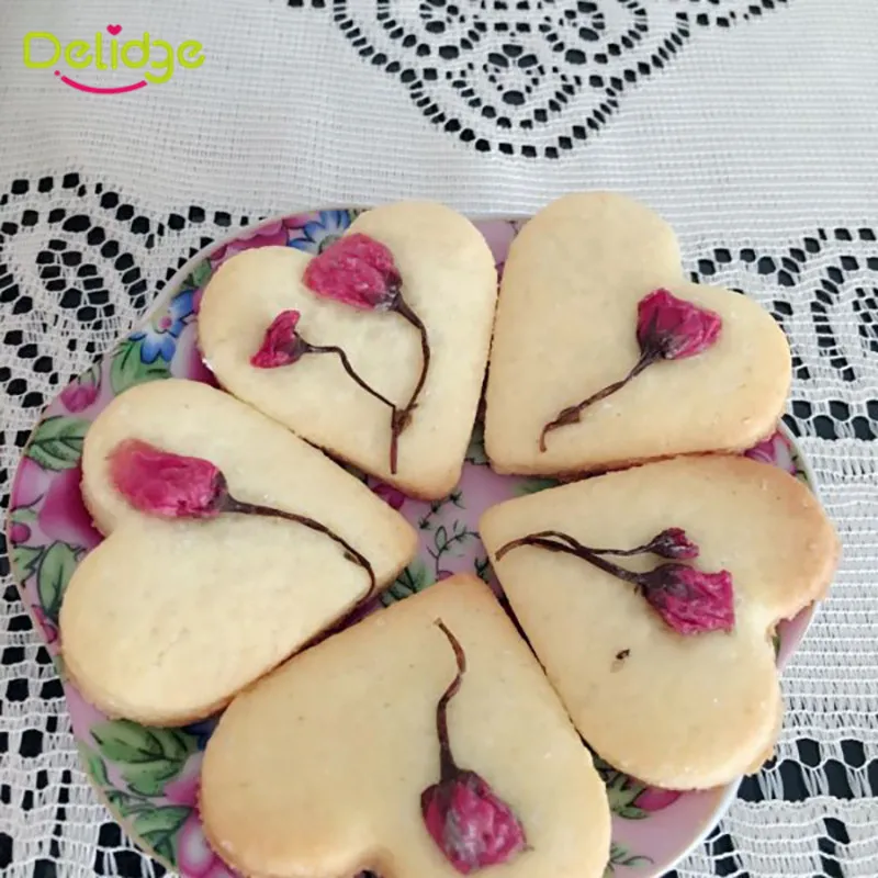 Delidge 5 шт./компл. резак для печенья в форме сердца инструменты украшения торта