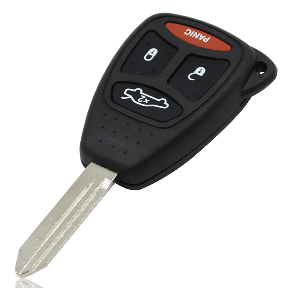

4 Button Remote Car Key Shell Case Cover For Chrysler 300 Aspen Dodge Dakota Durango Jeep Grand Cherokee Commander