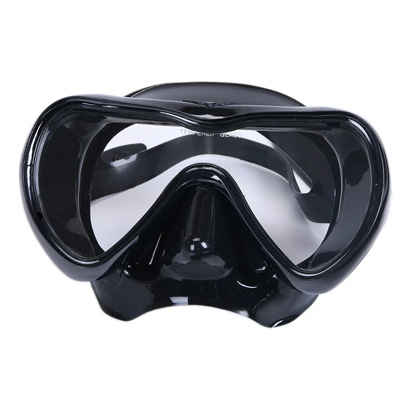 Профессиональная маска для подводного плавания, трубка, противотуманные очки, Набор очков, силиконовая одежда для плавания, рыбалки, подводного плавания, оборудование для взрослых - Цвет: black am101