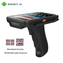 4G Handheld PDA Android 7.0 POS Terminal Touch Screen 2D Barcode Scanner Wireless Wifi Bluetooth GPS Barcode Reader