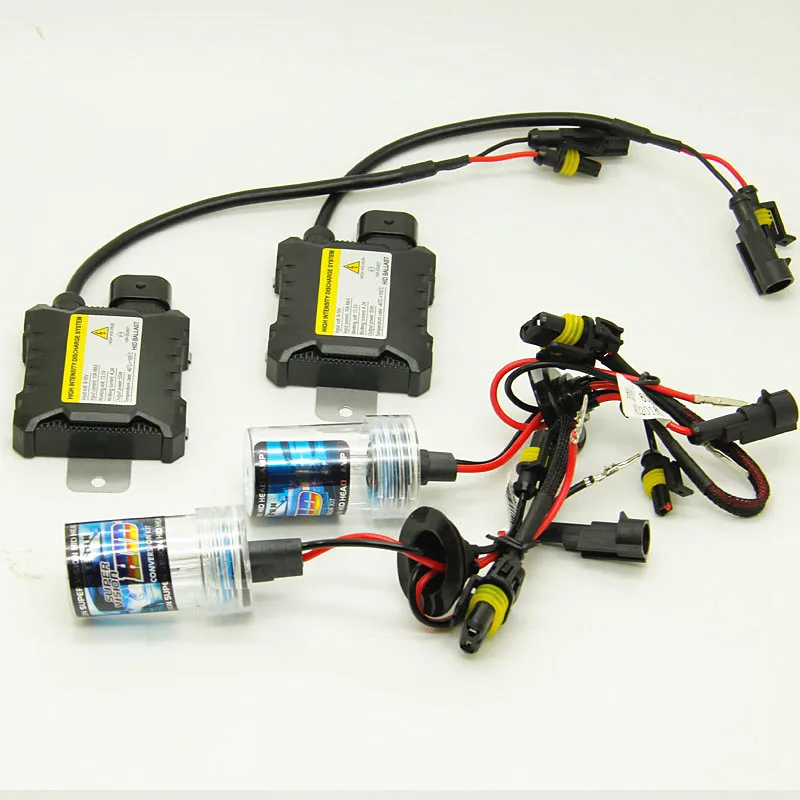 DC 12 В 55 Вт HID комплект H7 H1 H3 H4 H8 H9 H11 HB3 HB4 9005 9006 881 H27 Комплект Ксеноновых передних