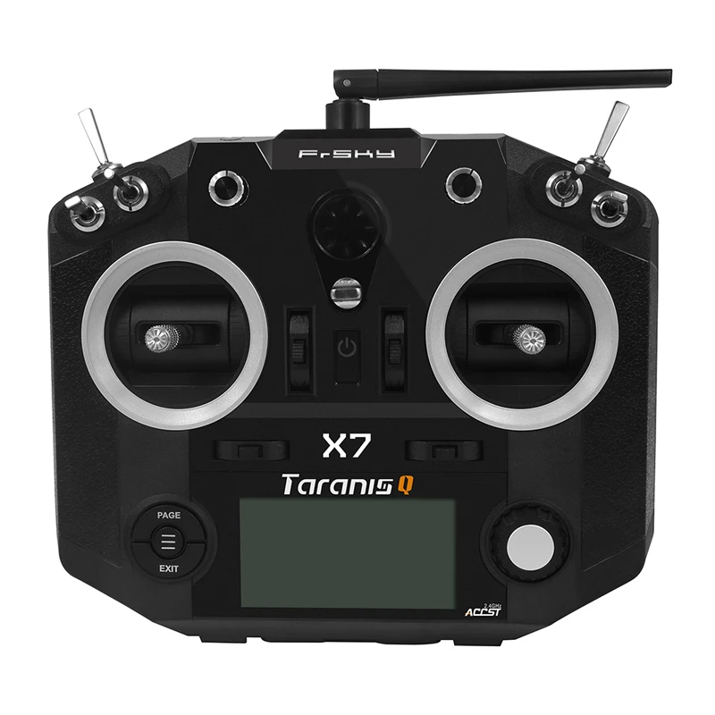 Передатчик FrSky ACCST Taranis Q X7 QX7 2,4 ГГц 16CH без приемника и режима батареи 2 для радиоуправляемого дрона вертолета FPV drone