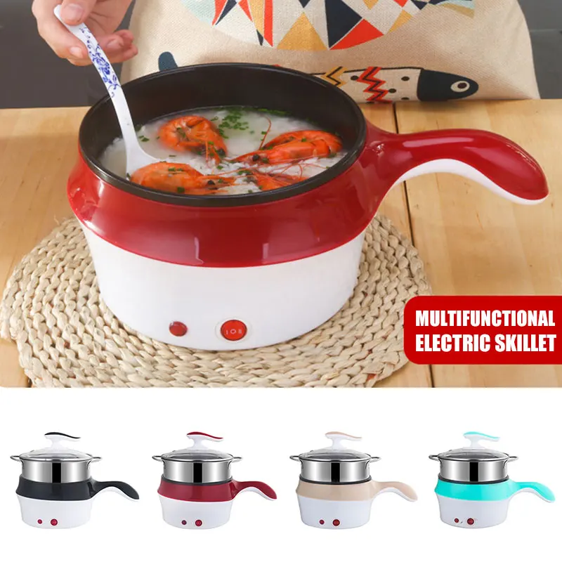 

Beautiful and Elegant Multi-Function Electric Cooker Electric Skillet Hot Pot Electric/Hot Pot Function Stir-Fried Teppanyaki