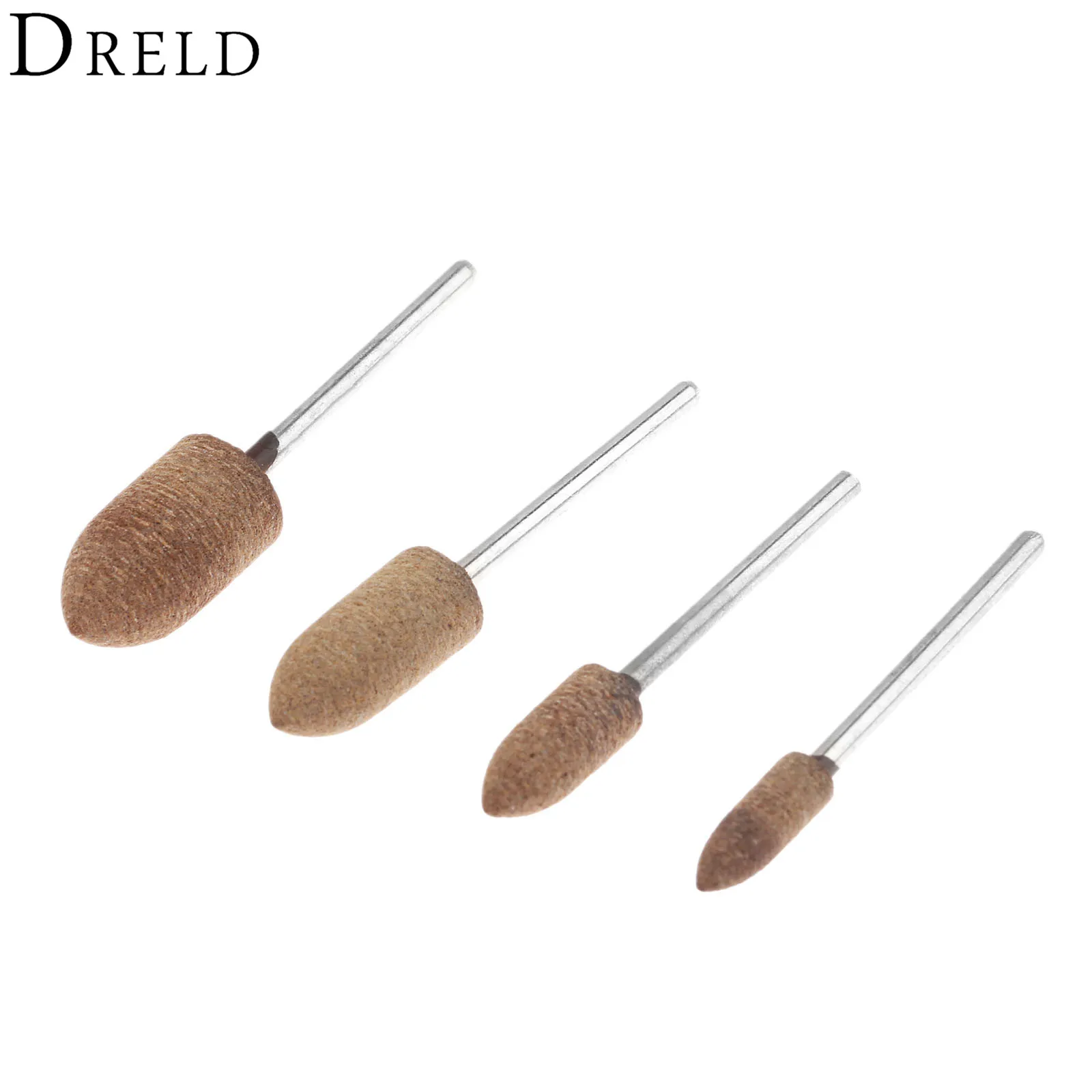 DRELD 4 шт. Dremel Аксессуары для 5/6/8/10 мм кожа шлифовальная насадка полировки Полировка