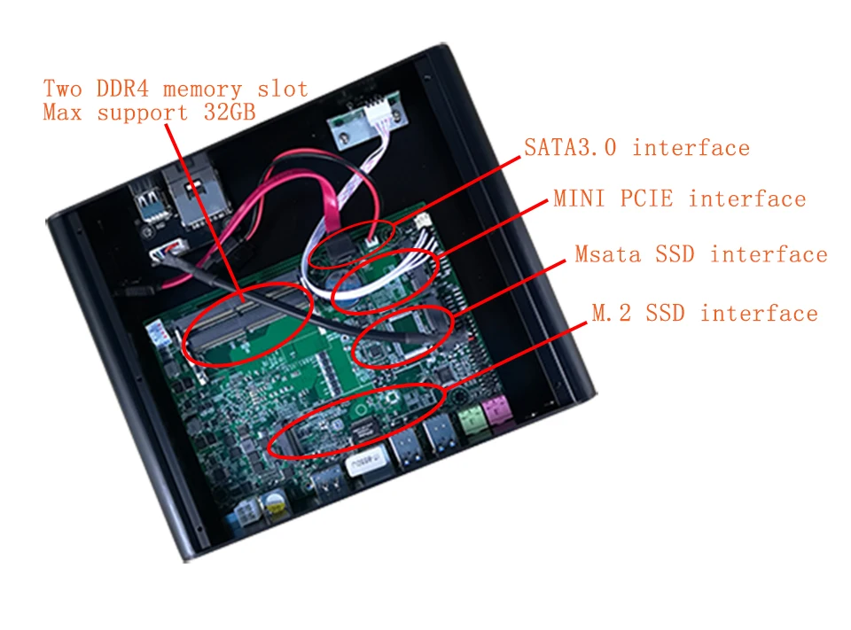 8-го поколения мини-ПК Windows 10 Intel Core i7 8550U четырехъядерный 4,0 ГГц безвентиляторный мини-компьютер 4K HTPC Intel UHD graphics 620 Wifi