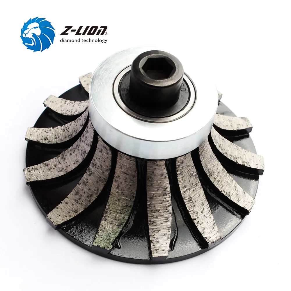 Z-LION B20 Diamond Segmented Profiling Bit Router Bit Edge Grinding Wheel Granite Marble Contertop Abrasive Wheel M10 Thread Z-LION B20 Diamond Segmented Profiling Bit Router Bit Edge Grinding Wheel Granite Marble Contertop Abrasive Wheel M10 Thread