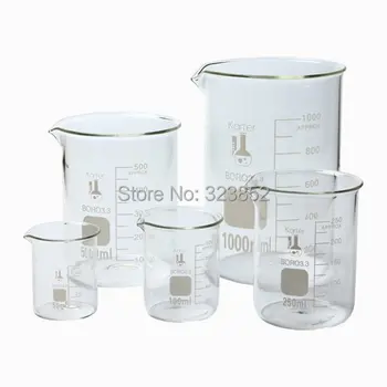 

Glass Beaker, Low Form, 250ml - Case of 48 Send In US
