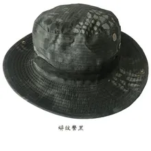 Открытый спортивный тренировочный туристический Кемпинг Туризм рыболовные кепки с круглым краем с широкими полями Камуфляж для мужчин и женщин анти-УФ тактика шляпа